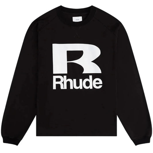 Rhude Petrol L/S Tee Black