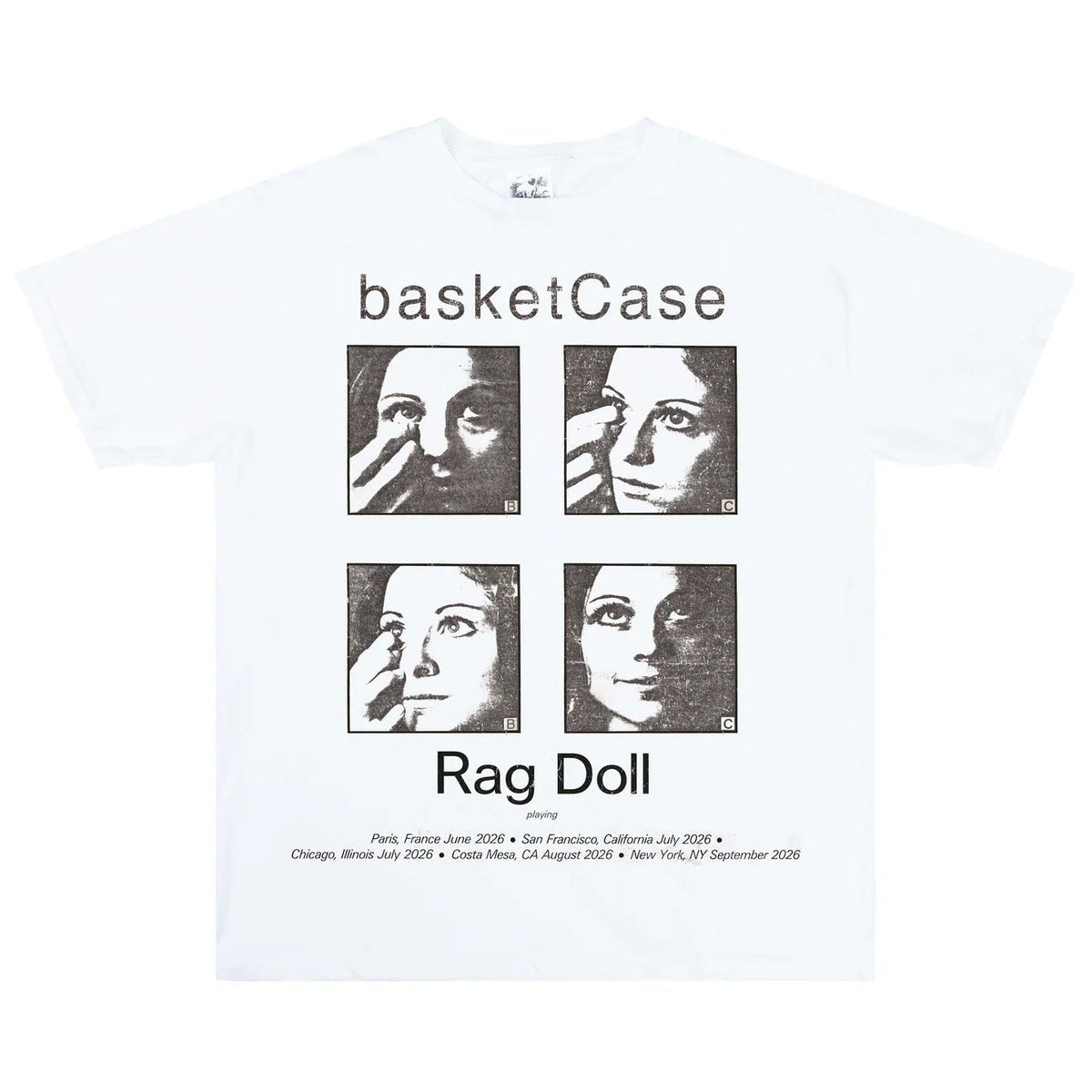 Basketcase Gallery Ragdoll T-Shirt White