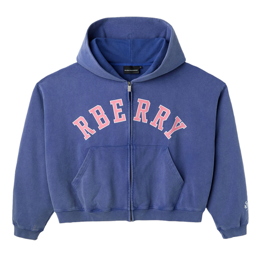 GV Gallery Raspberry VIP Zip-Up Hoodie Blue