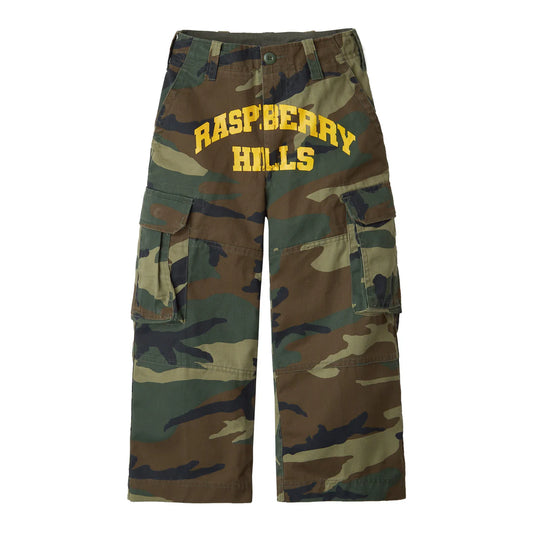 GV Gallery Raspberry Hills Kids Army Cargo Pants Camo