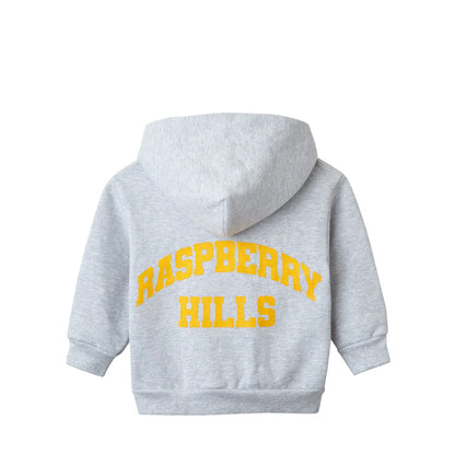 GV Gallery Raspberry Hills Kids Zip-Up Hoodie Grey