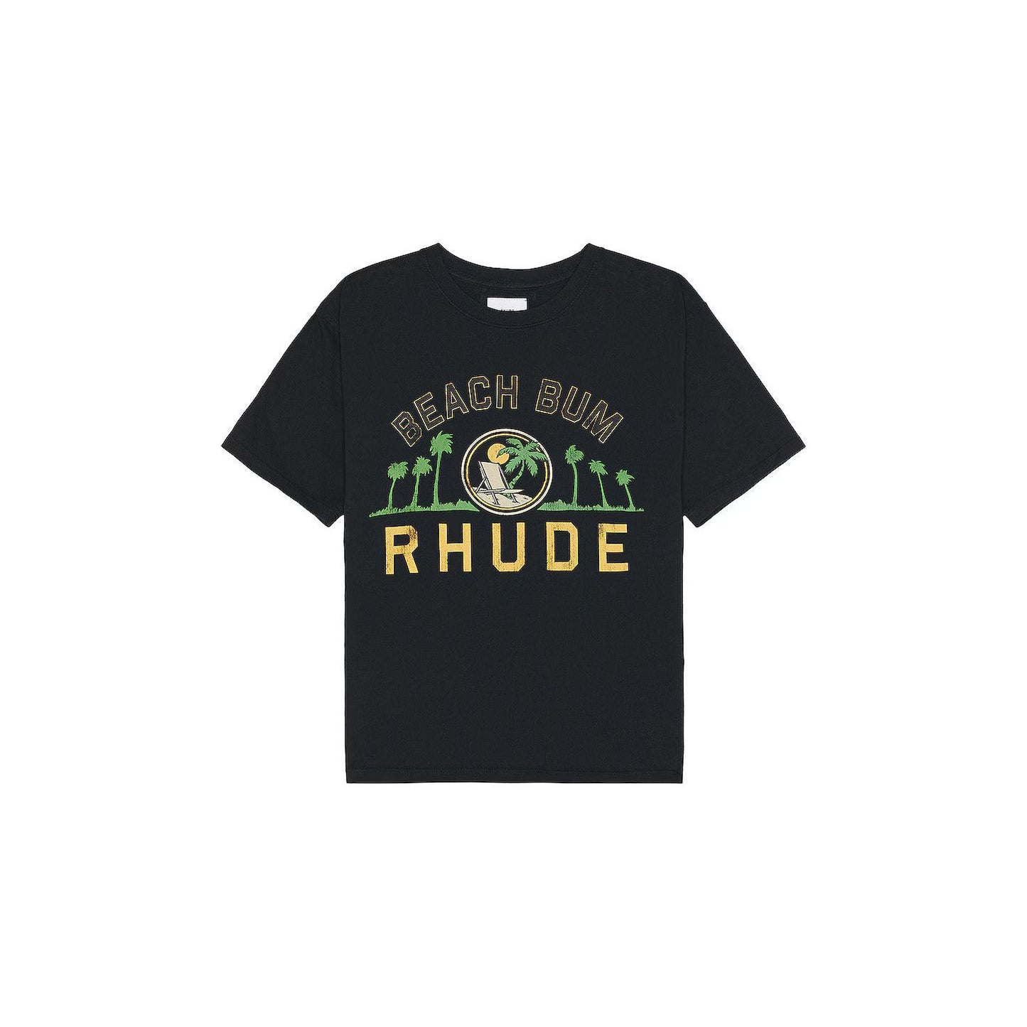 Rhude Palmera Tee Vintage Black