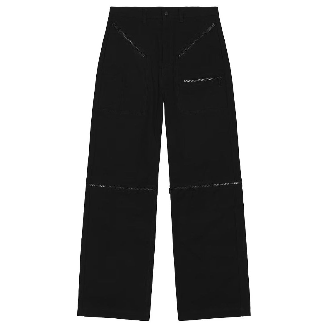 Rick Owens SS25ハリウッド スリム ロングパンツ RICK OWENS HOLLYWOOD DRAWSTRING SLIM LONG IN BLACK WOOL GAUZE