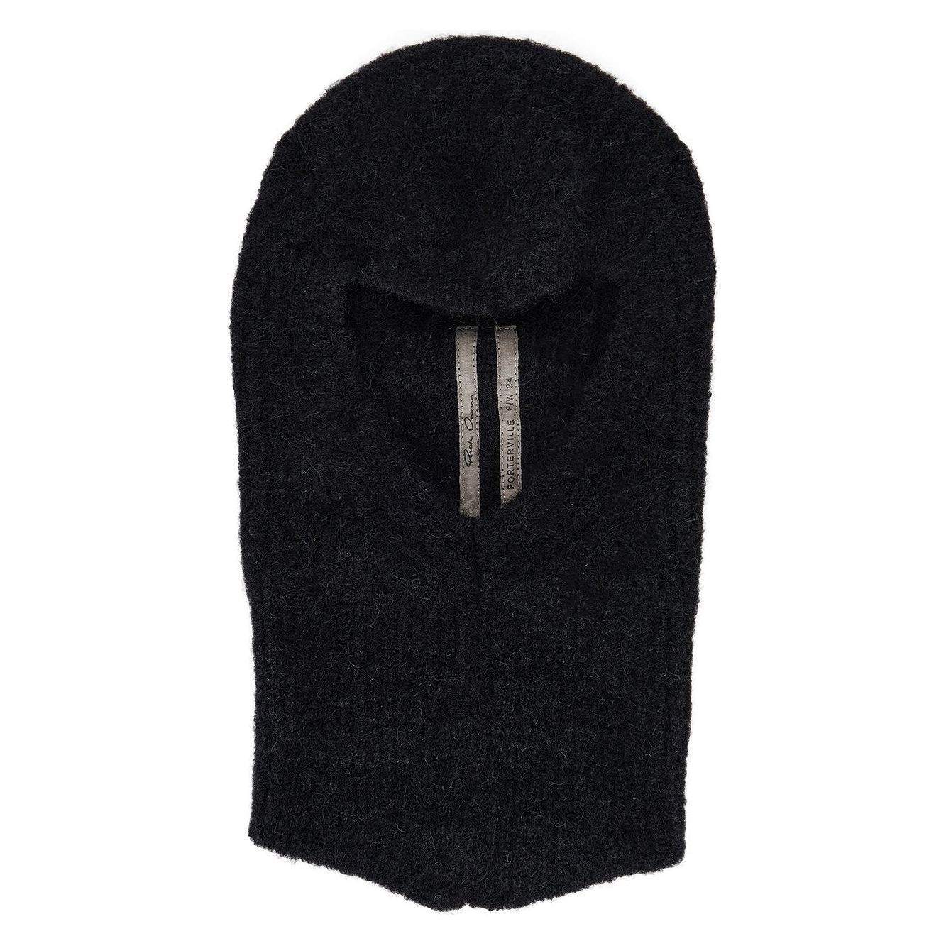 Rick Owens FW24 Porterville Alpaca Knit Runway Skull Black