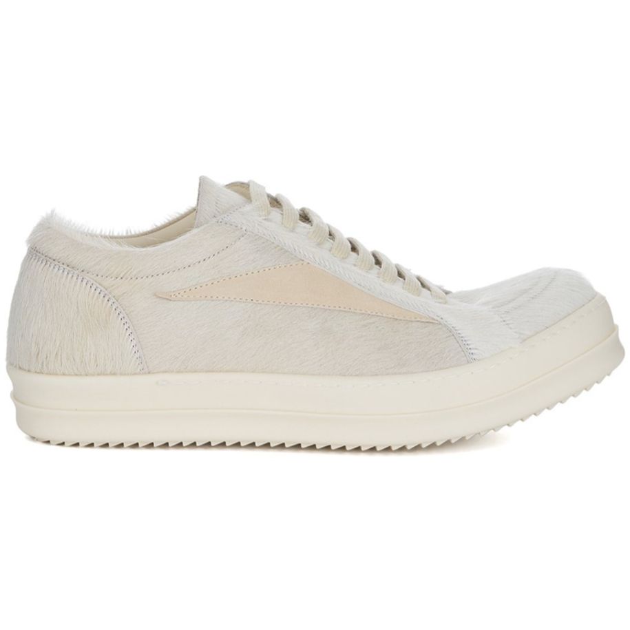 Rick Owens FW25 Concordians Runway Vintage Low Sneakers Milk/Milk/Milk