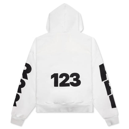 RIVINGTON roi Rebis USO-123 CVA Zip Hoodie Max White