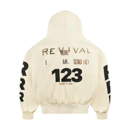 RIVINGTON roi Rebis x Fear Of God Revival Hoodie Cream