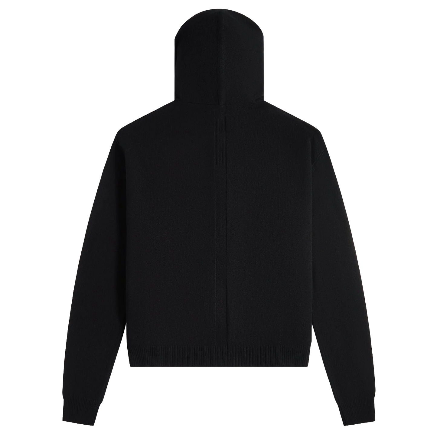 Rick Owens Cashmere Zipped Hoodie Black