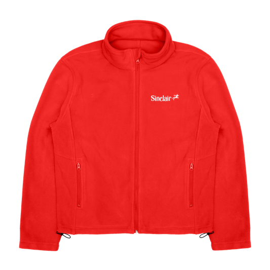 Sinclair Full Zip Fleece Jacket Red