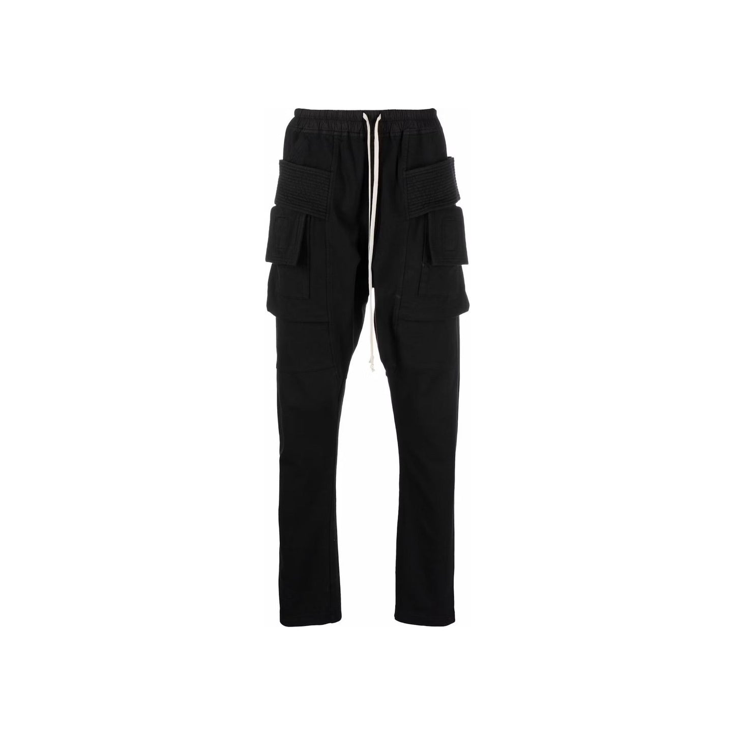 Rick Owens DRKSHDW Creatch Cargo Drawstring Pants Black