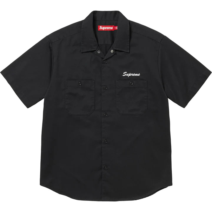 Supreme AOI Eyes S/S Work Shirt Black