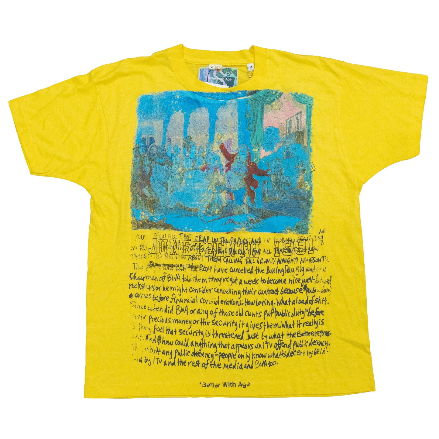 *Better With Age 1976 Tee Yellow/Multi