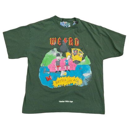 *Better With Age Angus Tee Green/Multi