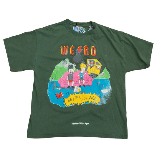 *Better With Age Angus Tee Green/Multi