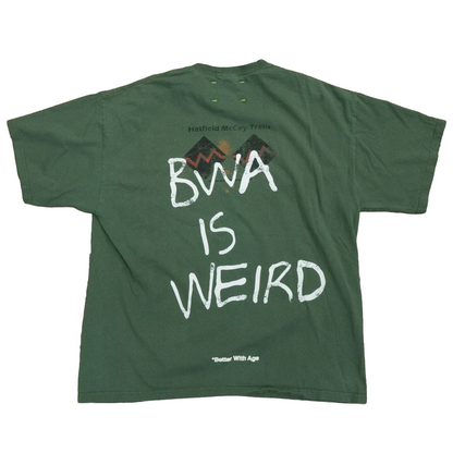 *Better With Age Angus Tee Green/Multi