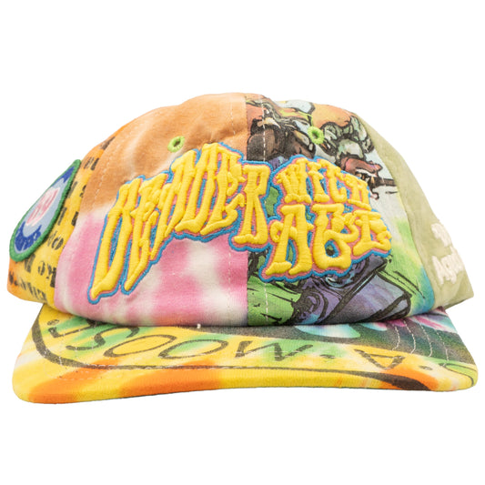*Better With Age *Deader With Age Reconstructed Tie-Dye Hat Multi