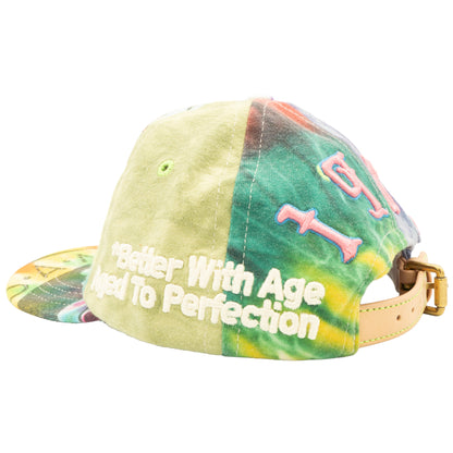 *Better With Age *Deader With Age Reconstructed Tie-Dye Hat Multi