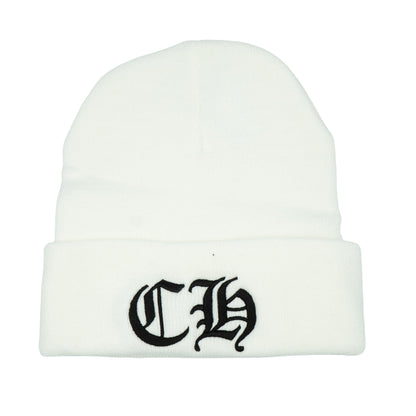Chrome Hearts Watch Cap Beanie White/Black
