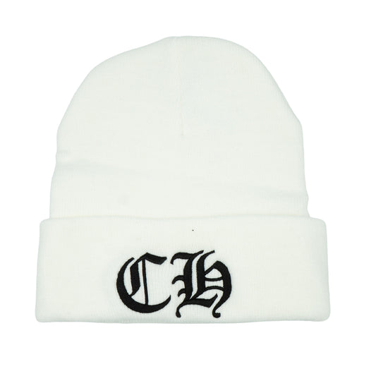 Chrome Hearts Watch Cap Beanie White/Black