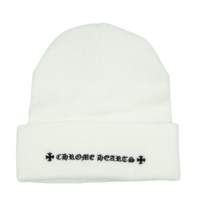 Chrome Hearts Watch Cap Beanie White/Black