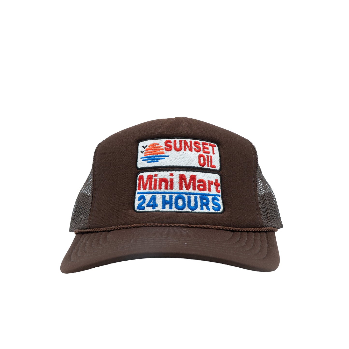 Sunset Oil Mini Mart Trucker Hat Brown