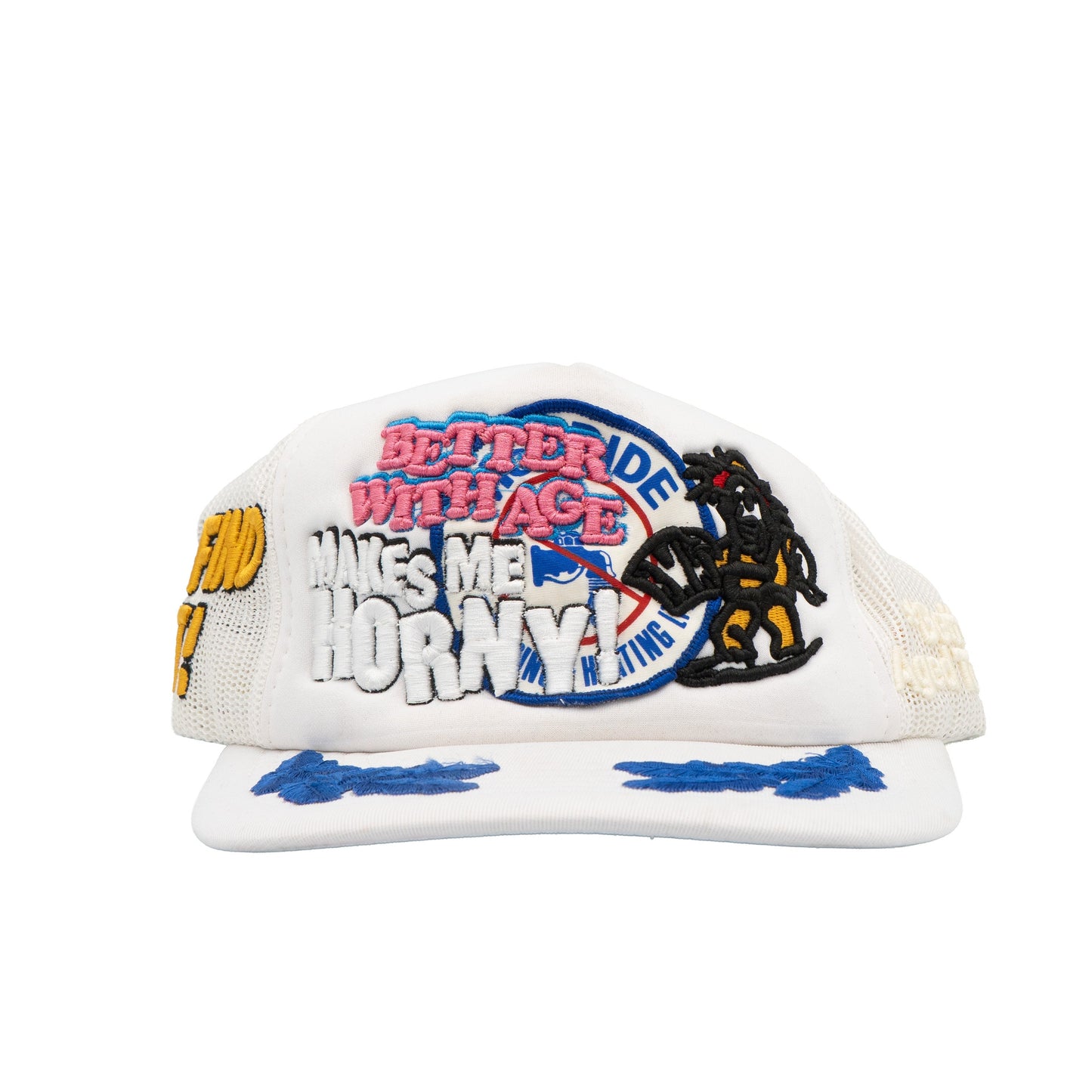 *Better With Age Nowhere Vintage Hat White/Blue