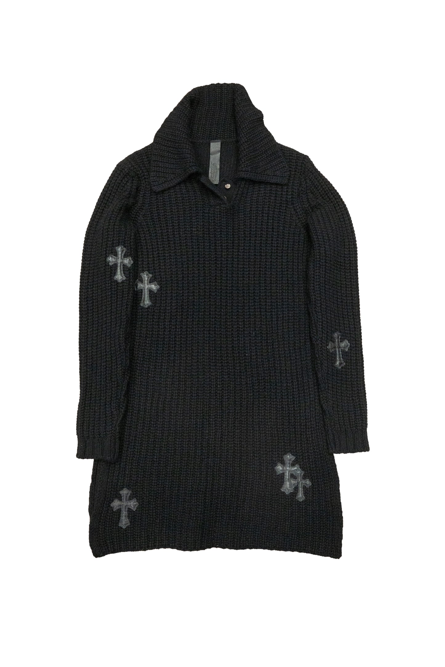 Chrome Hearts Cross Patch Knee-Length Dress Black
