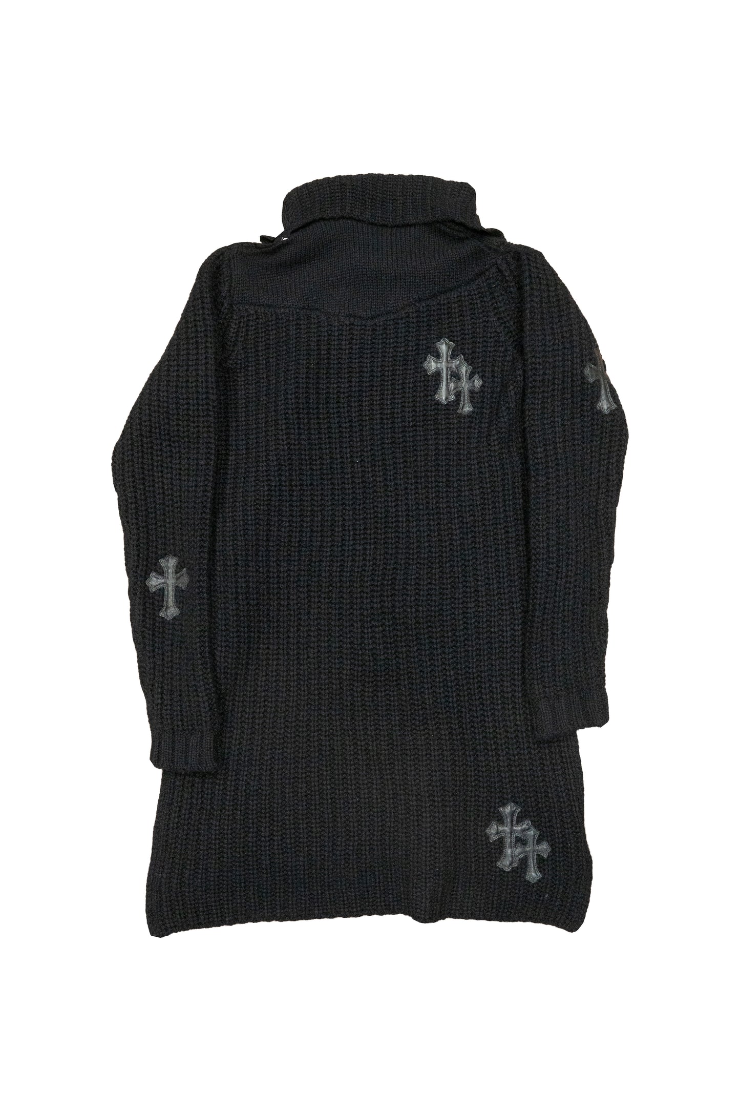 Chrome Hearts Cross Patch Knee-Length Dress Black
