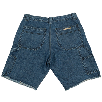 Chrome Hearts Double Knee Carpenter Denim Shorts Indigo