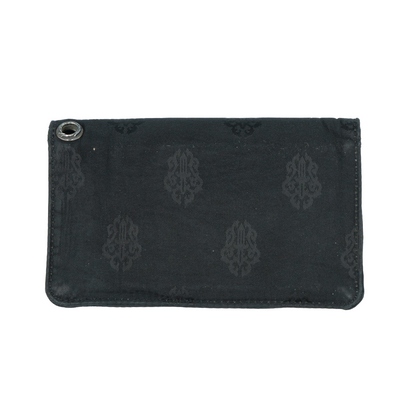 Chrome Hearts 1 Zip Nylon Wallet Black