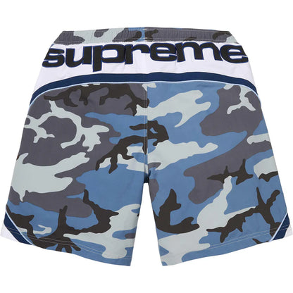 Supreme Paneled Water Short Blue Camo