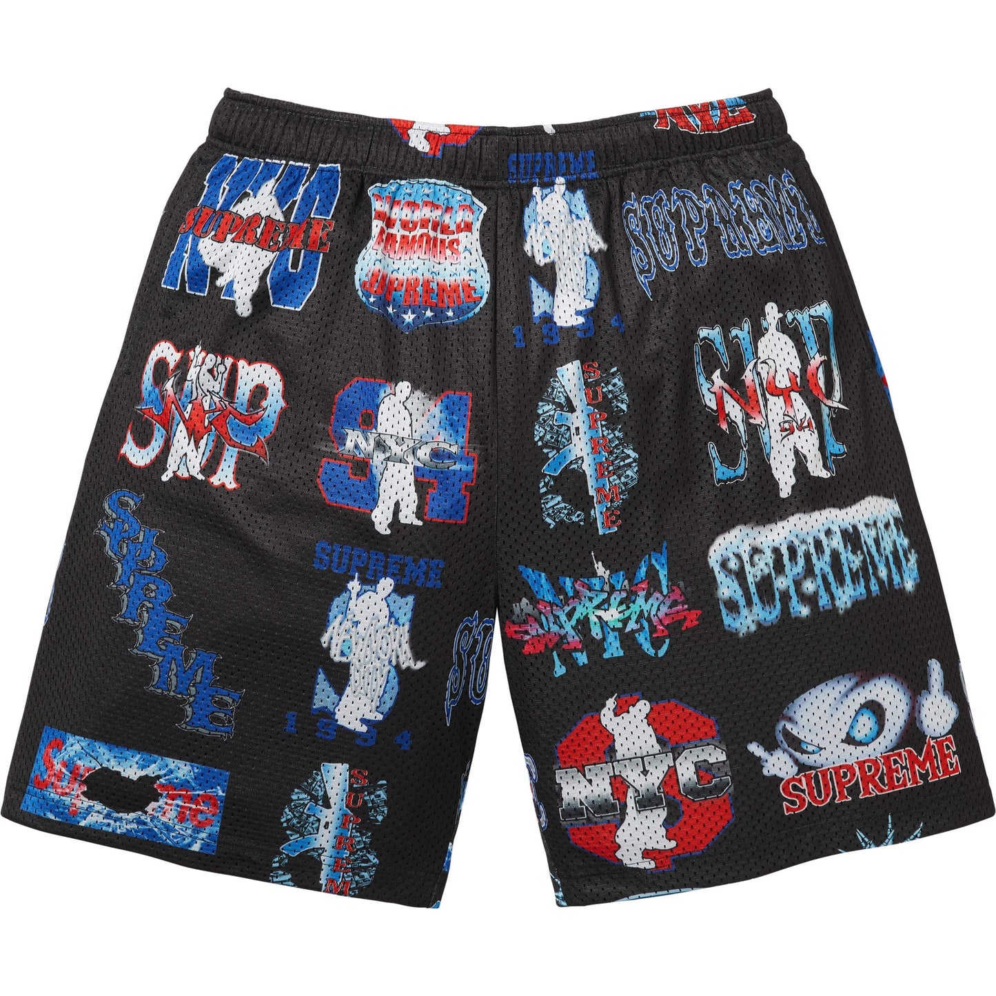 Supreme Flash Mesh Short Black