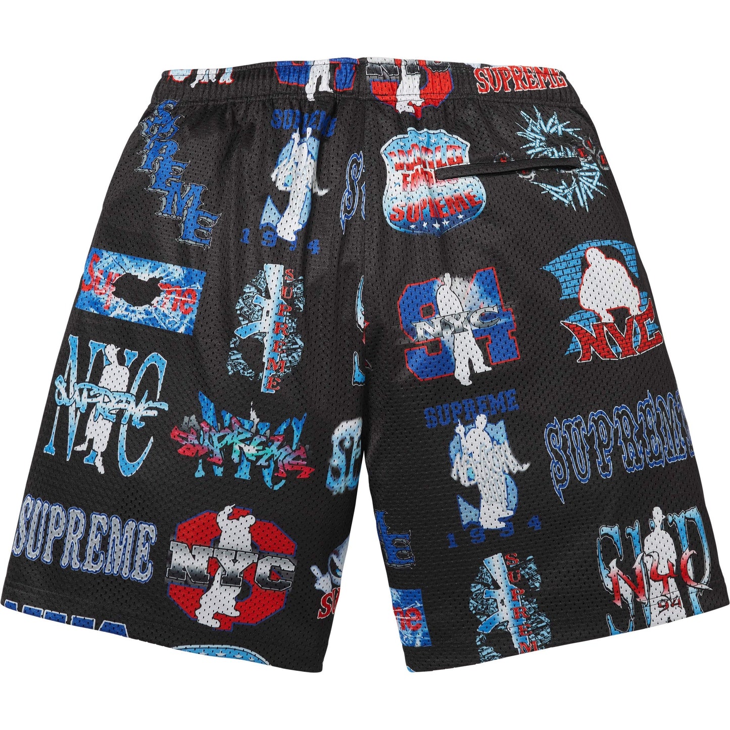 Supreme Flash Mesh Short Black