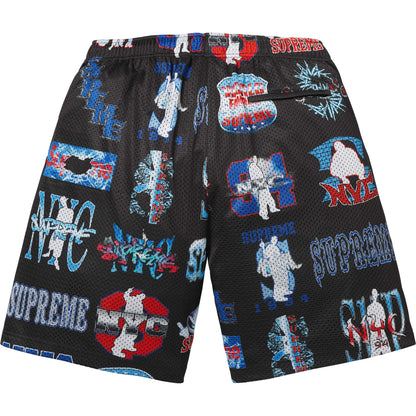 Supreme Flash Mesh Short Black