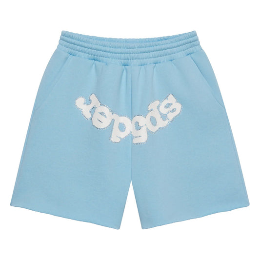 Sp5der OG Web Sweatshort Sky Blue