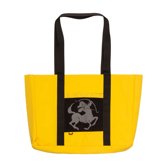 Sinclair Mesh Pocket Tote Yellow