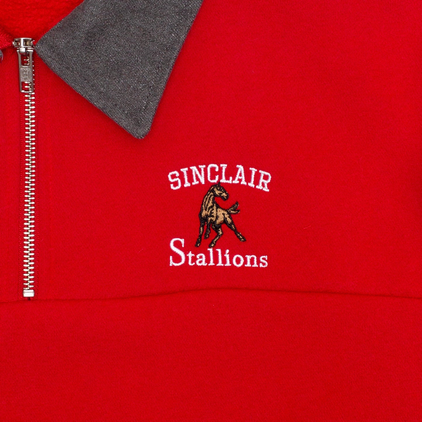 Sinclair Stallions Quater-Zip Red
