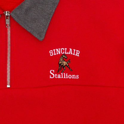 Sinclair Stallions Quater-Zip Red