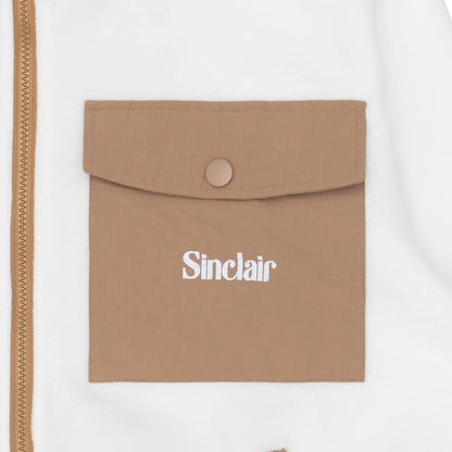 Sinclair Cargo Pocket Fleece Off White