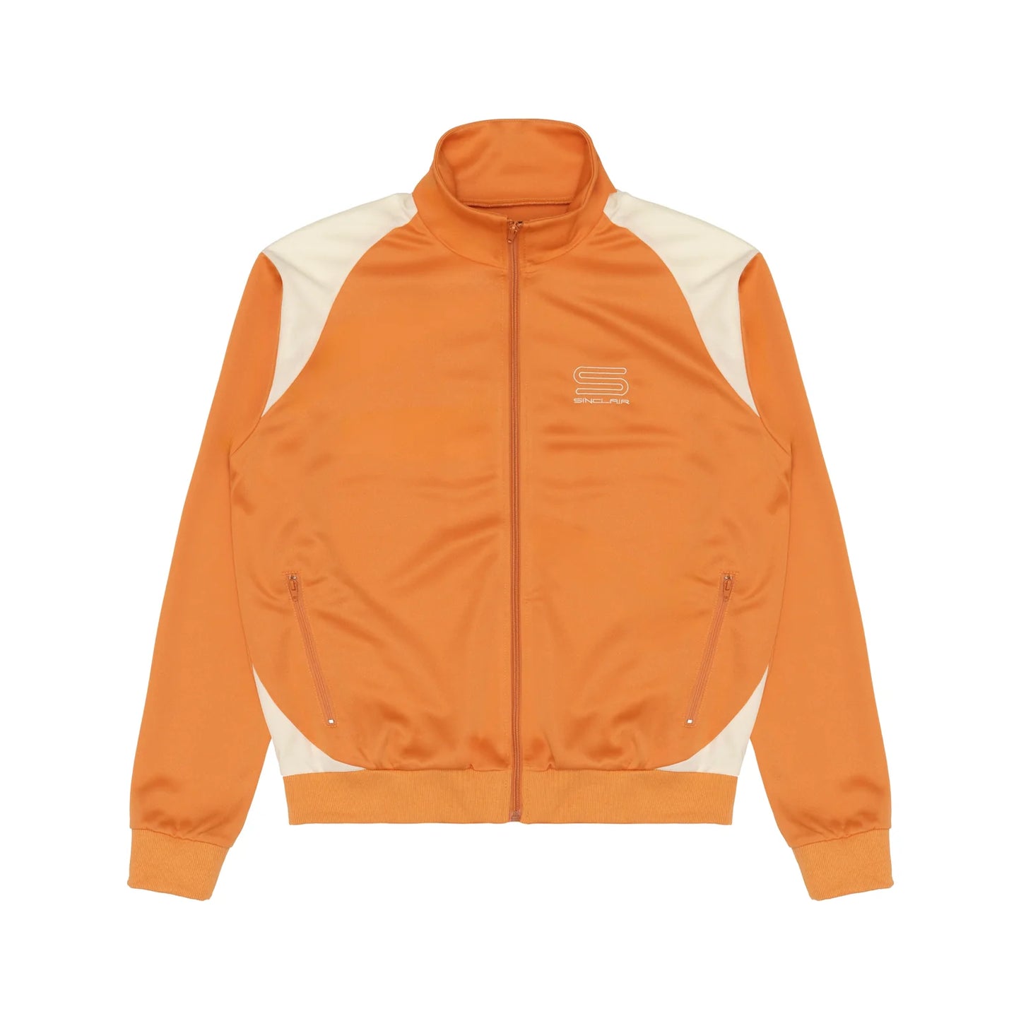 Sinclair Tech Logo Track Jacket Rust