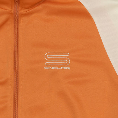 Sinclair Tech Logo Track Jacket Rust