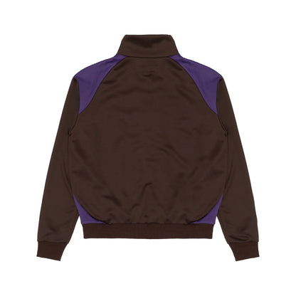 Sinclair Tech Logo Track Jacket Brown