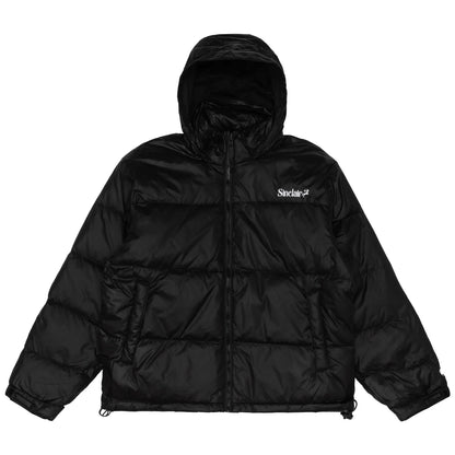 Sinclair Stripe Down Jacket Black