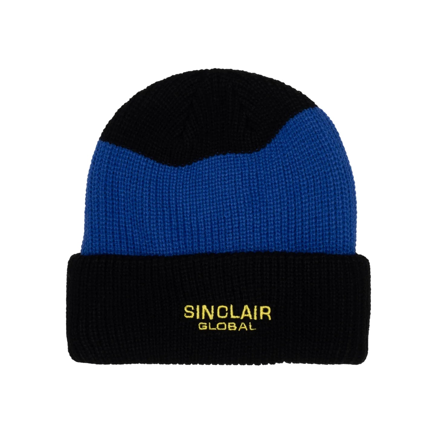 Sinclair Stripe Rib Beanie Black