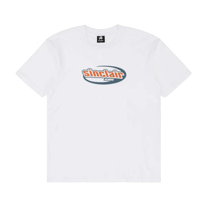 Sinclair Italics Logo Tee White