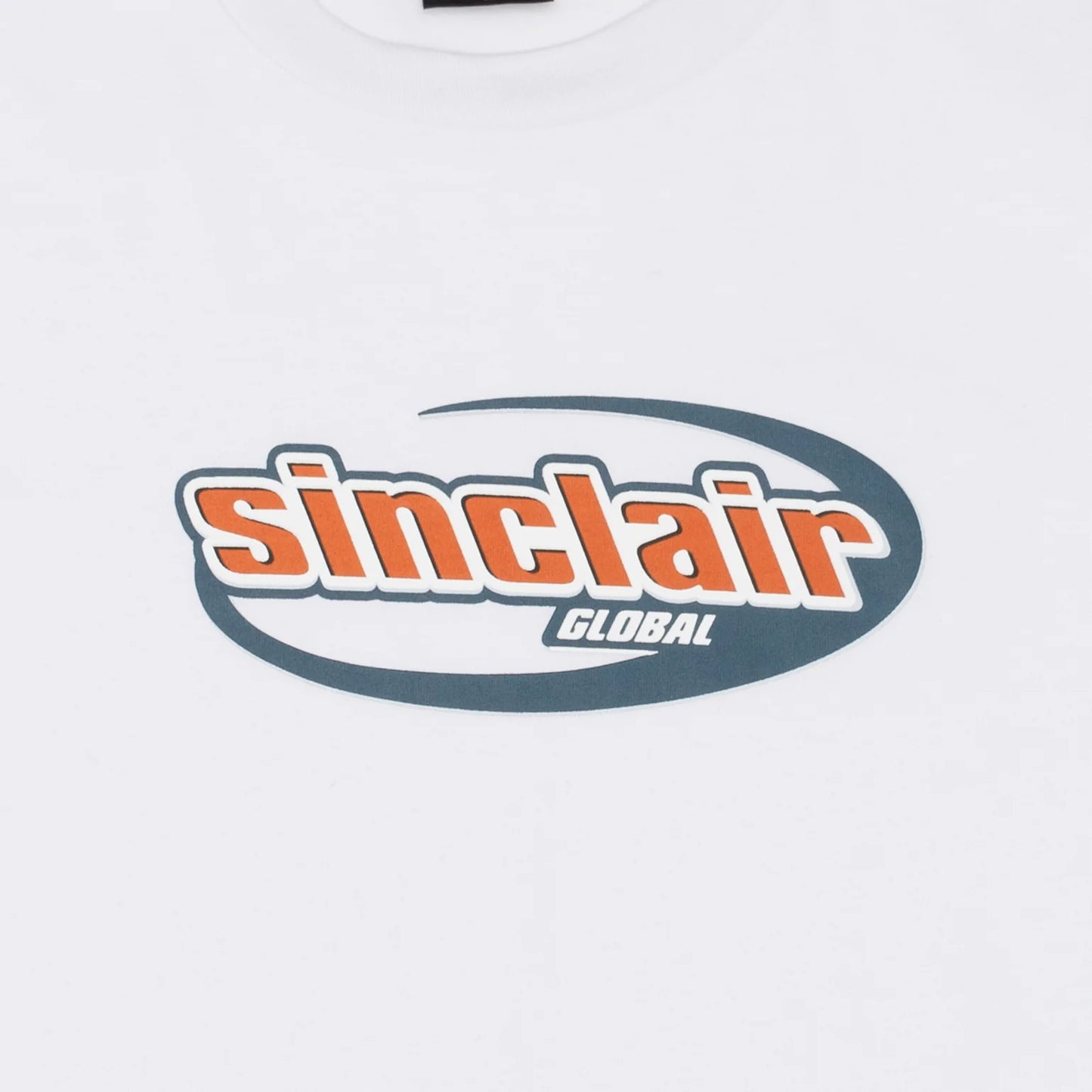 Sinclair Italics Logo Tee White