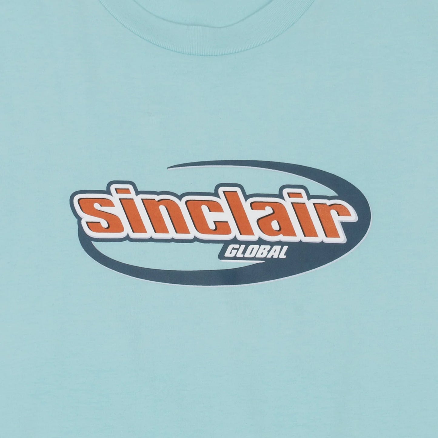 Sinclair Italics Logo Tee Light Blue