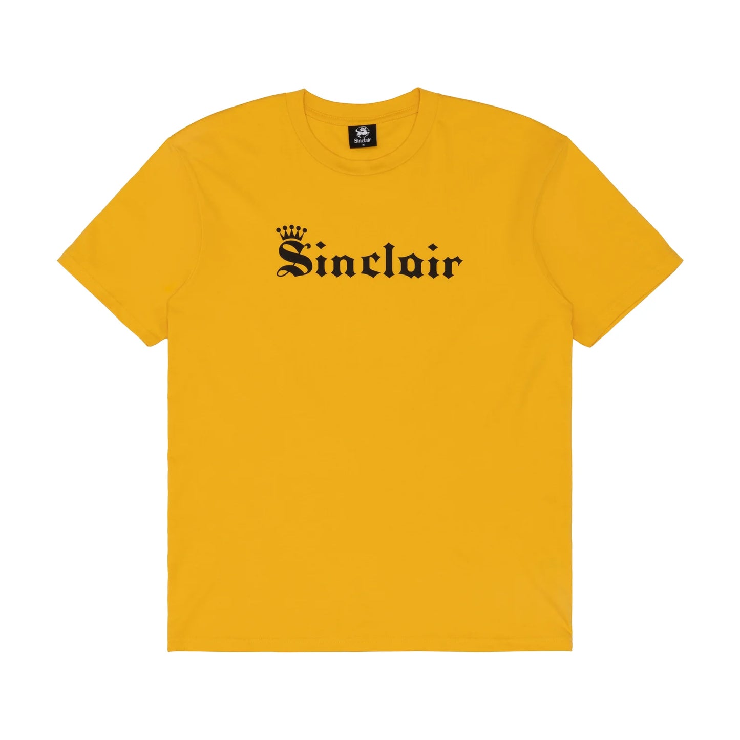 Sinclair Old English Crown Tee Yellow