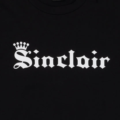 Sinclair Old English Crown Tee Black