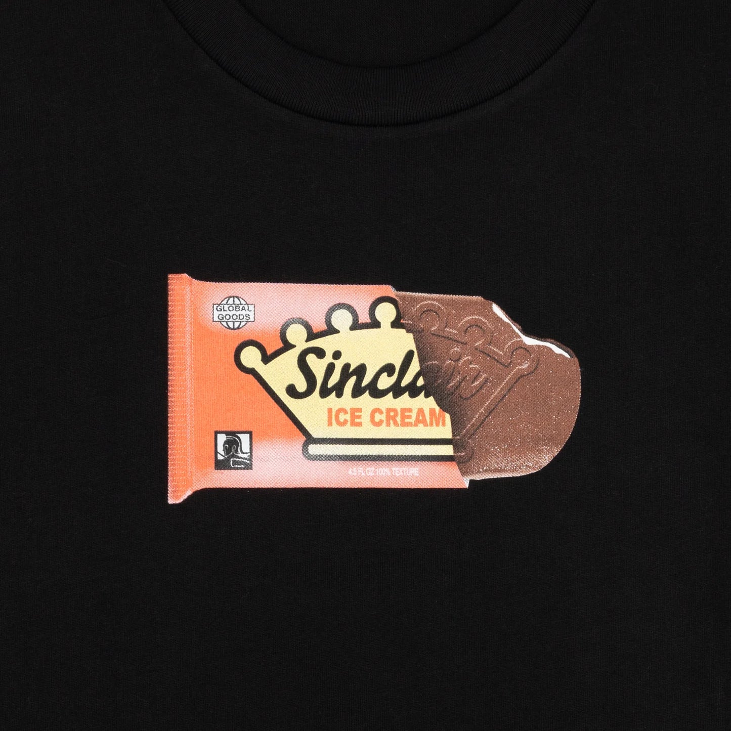 Sinclair Ice Cream Tee Black